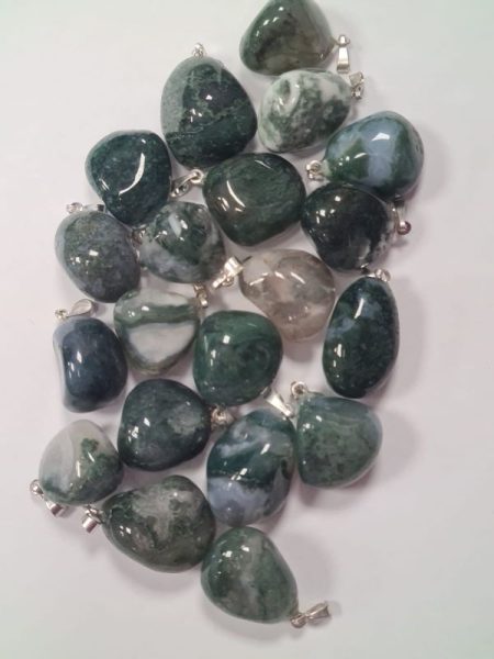 Agat mszysty zawieszka 20-25mm