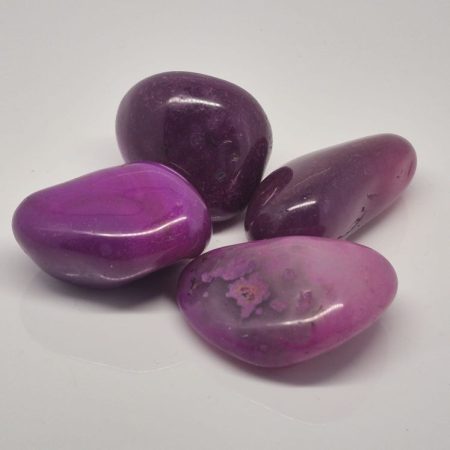 Agat otoczak różówy