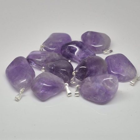 Ametyst zawieszka jasny