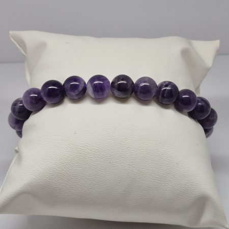 Ametyst bransoletka 8mm