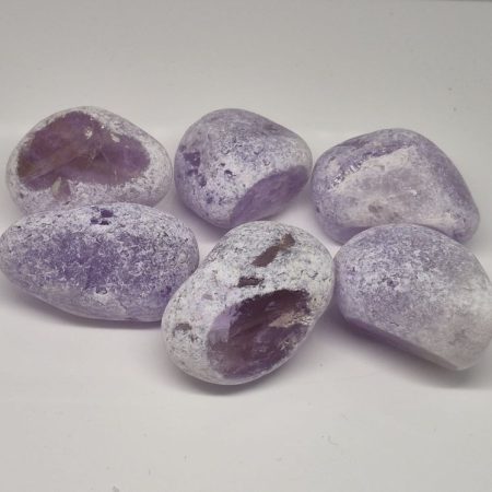 Ametyst otoczak surowy