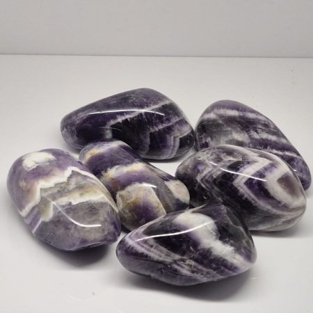 Ametyst Chevron otoczak