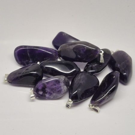 Ametyst zawieszka ciemny