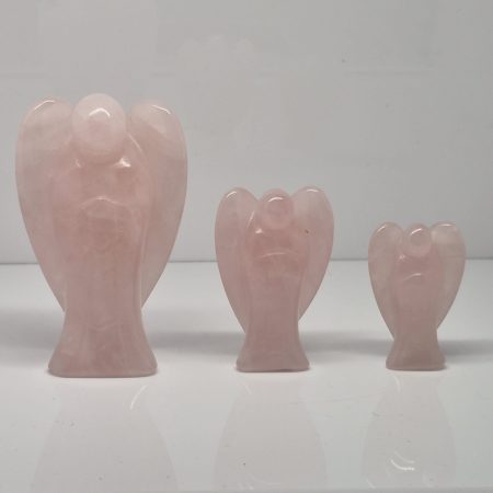 Anioł z Kwarcu różowego duży 7,5cm
