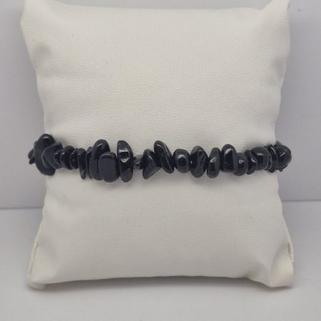 Bransoletka czarny turmalin sieczka