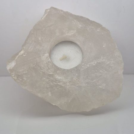 Kryształ górski świecznik 2