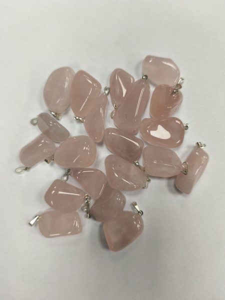 Kwarc różowy zawieszka