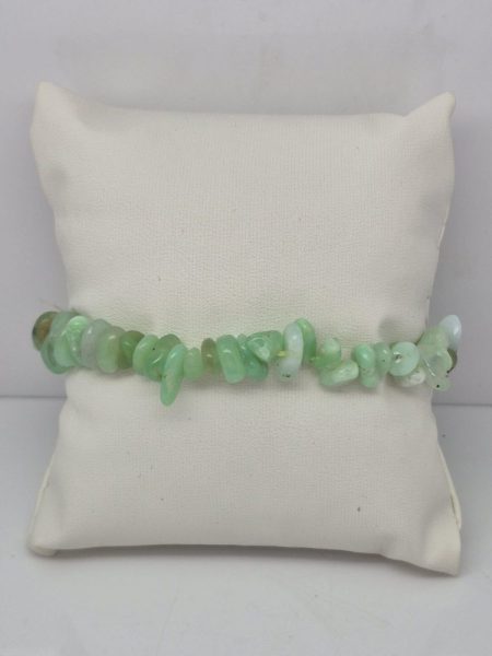 Chryzopraz bransoletka sieczka