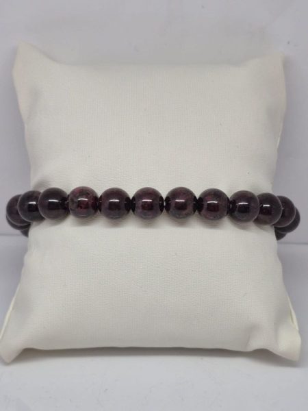 Granat bransoletka 8mm