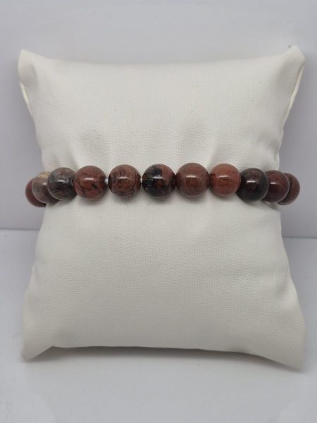 Jaspis czerwony bransoletka 8mm