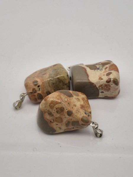 Jaspis krajobrazowy zawieszka