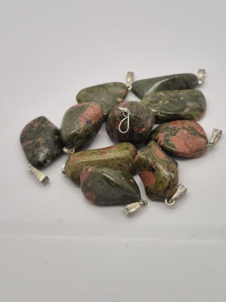 Jaspis unakit zawieszka