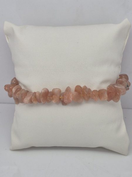 Kamień słoneczny bransoletka sieczka