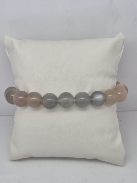 Kamień słoneczny i księżycowy bransoletka 10mm