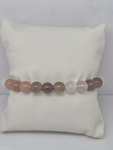 Kamień słoneczny i księżycowy bransoletka 8mm