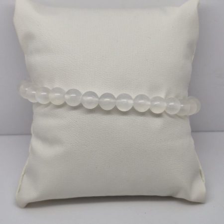 Kamień księżycowy bransoletka 7mm