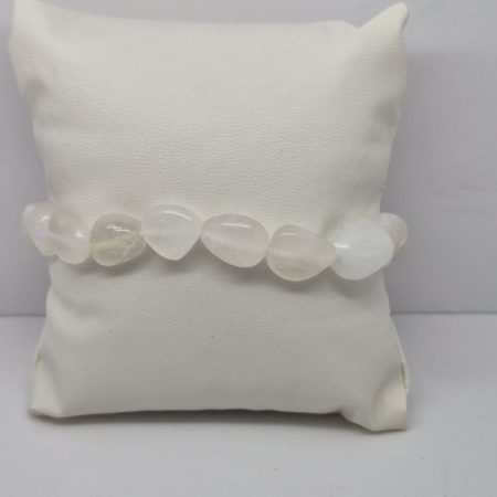 Kamień księżycowy bransoletka nieregularna