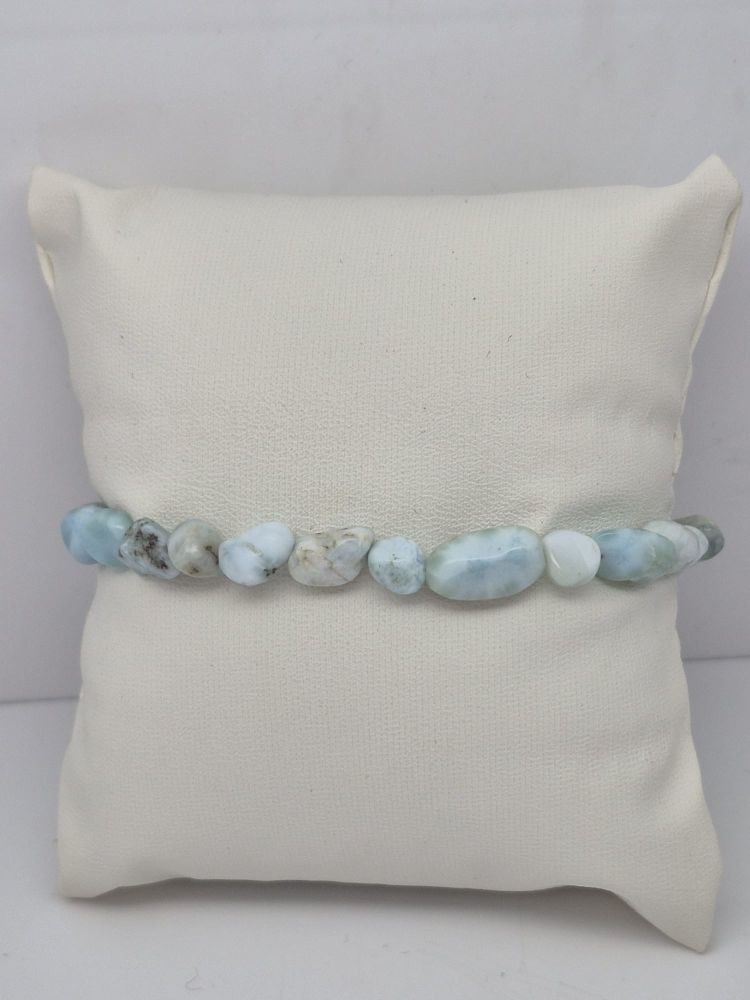 Larimar bransoletka nieregularna