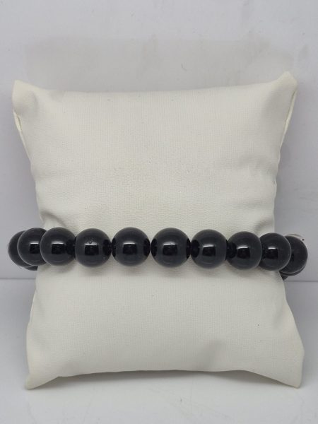 Obsydian czarny bransoletka 10mm