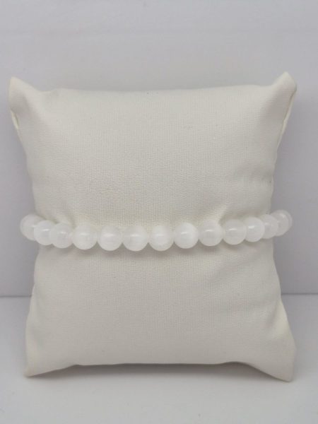 Selenit bransoletka 6mm