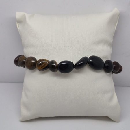 Tygrysie, bawole, sokole oko bransoletka nieregularna