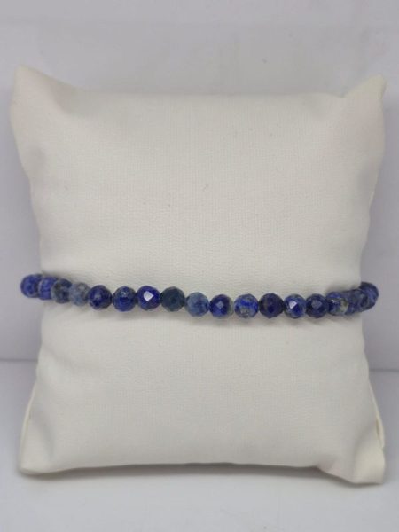 Lapis lazuli bransoletka fasetowana 5mm
