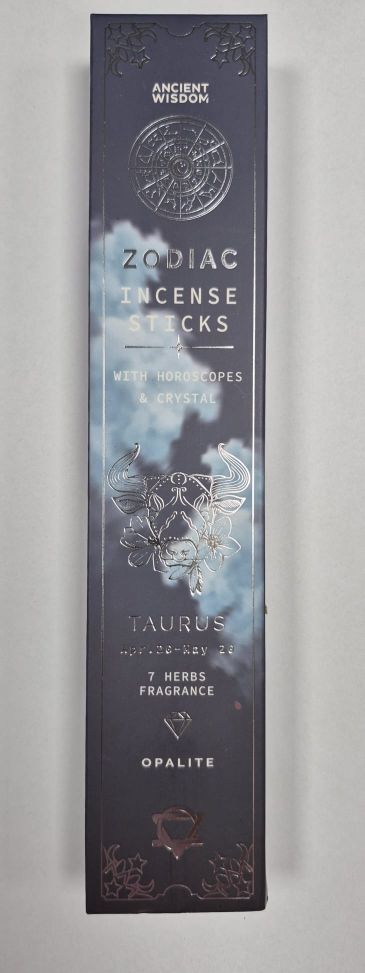 Kadzidełka Zodiakalne, Byk (Taurus), 20szt. 7ziół, Opalit