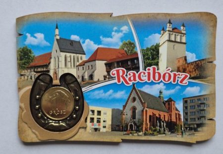Magnes drewniany Racibórz podkowa