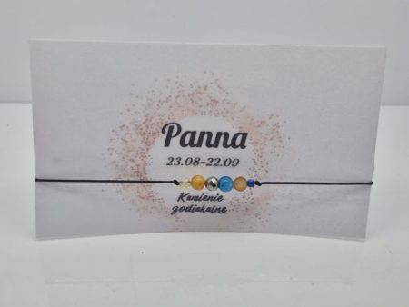 Bransoletka zodiakalna Panna