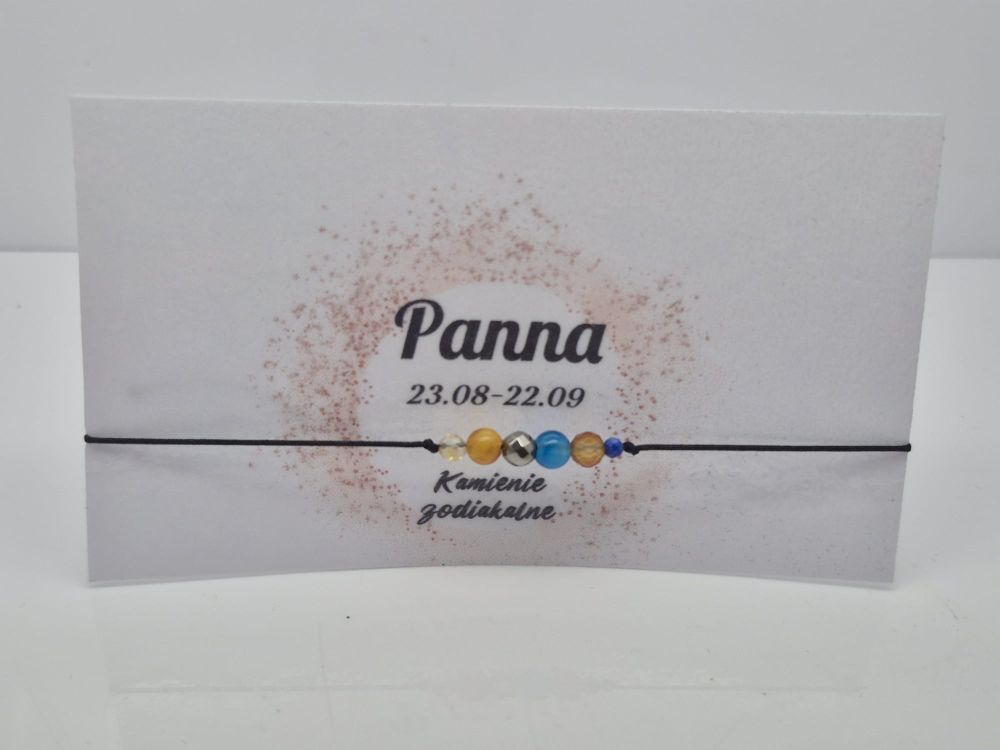 Bransoletka zodiakalna Panna