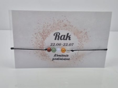 Bransoletka zodiakalna Rak