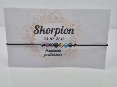 Bransoletka zodiakalna Skorpion