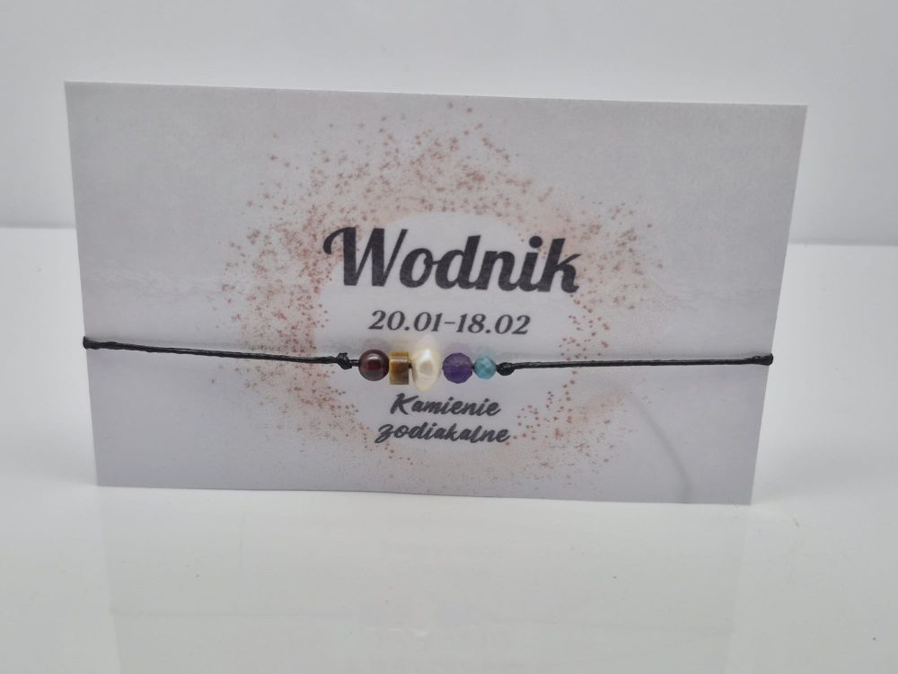 Bransoletka zodiakalna Wodnik