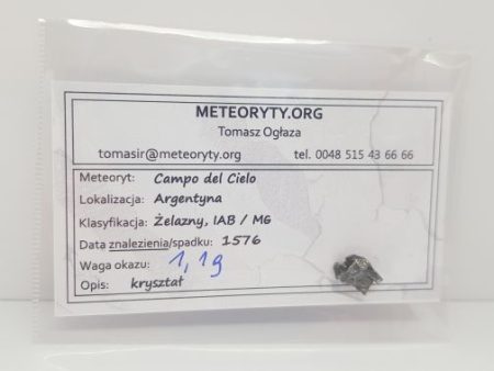 Meteoryt-gwiazdka z nieba-1,1g