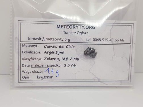 Meteoryt-gwiazdka z nieba-1,4g